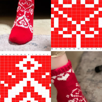 Valentine victorian sock❤️