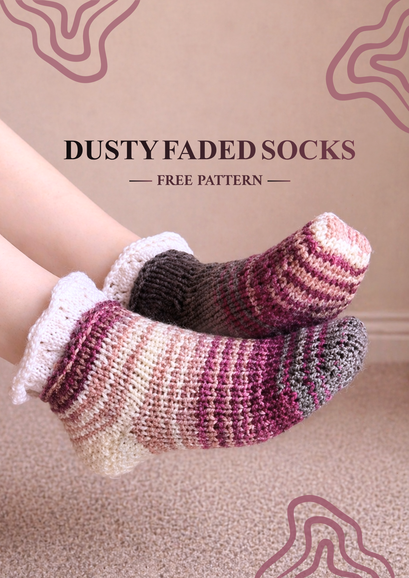 Dusty Faded Socks