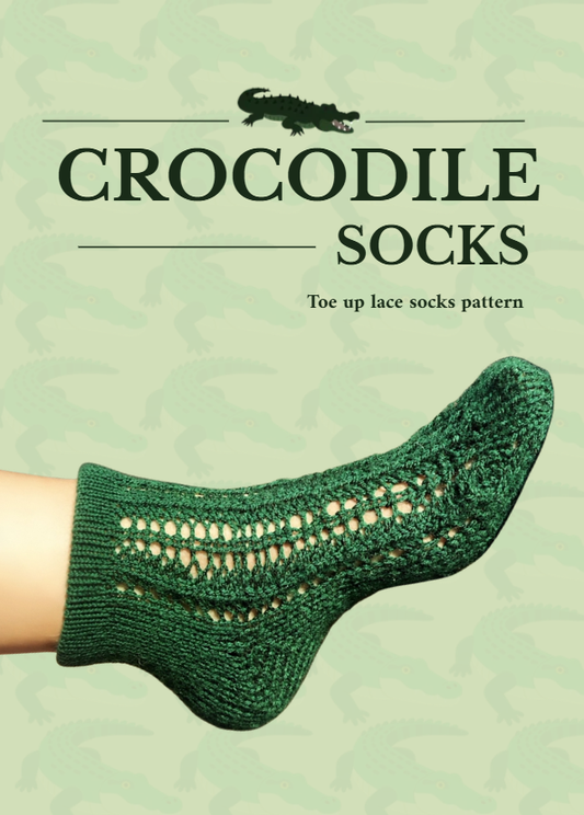 Crocodile Socks Pattern